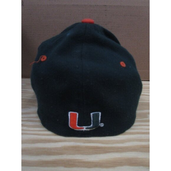 Miami Hurricanes Hat Cap Fitted NCAA University Zephyr Medium Large - Picture 6 of 9